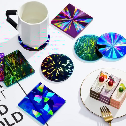 طقم قوالب كوسترات هلوجرافيك من 8 قطع