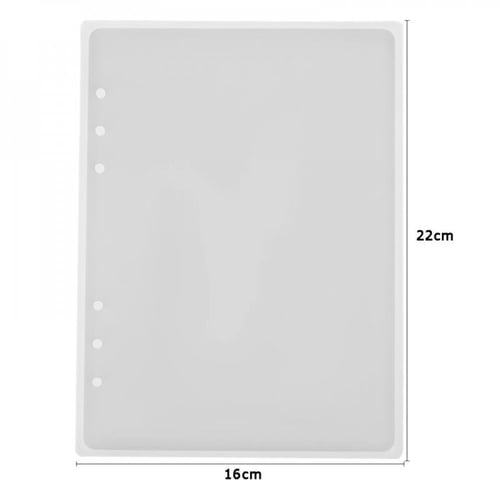 قوالب سيليكون غلاف دفتر 3 قطعة مع 18حلقة