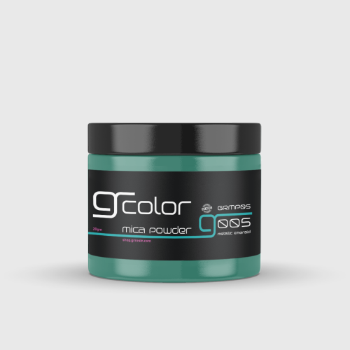 بودرة مايكا معدنية لون أخضر زمردي جرافيتي ريزن