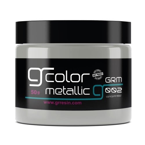 2- لون ريزن ميتاليك رمادي بارد غامق 50غ