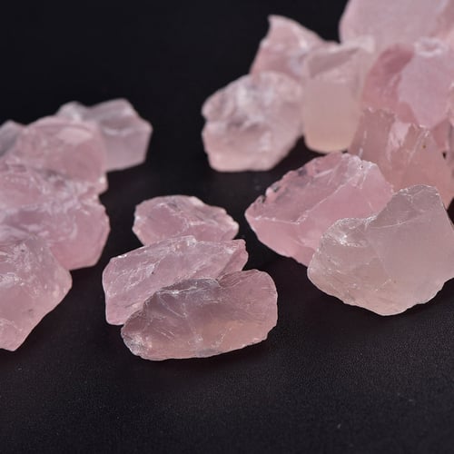 حجر كريستال زهري مقاس 2-3 سم وزن 100 غ