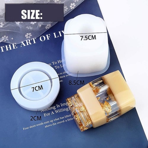 قالب سيليكون علب تخزين المجوهرات 2 قطعة