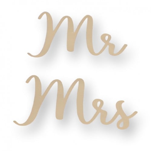 استيكر MRوMRS مقاس 4*7سم