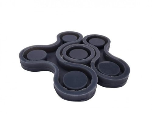 قالب سيليكون شمعدان 3 قطع 6 شمعة