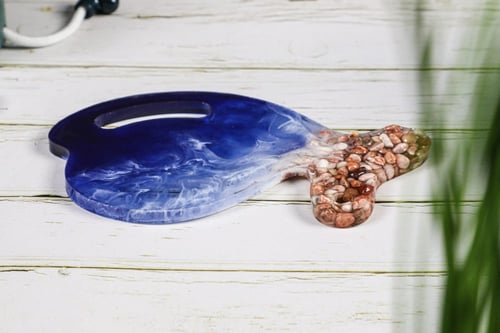 قالب سيليكون شمل موج و حوت اكواب 2 قطعة