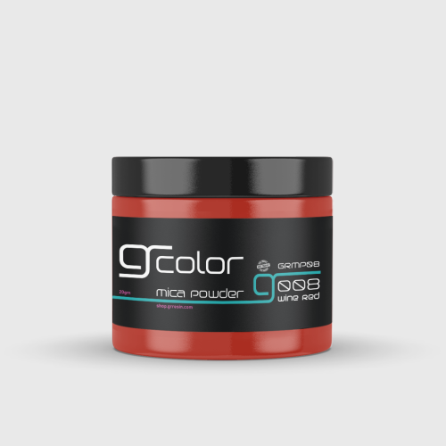 بودرة مايكا معدنية لون أحمر خمري جرافيتي ريزن