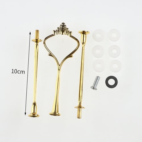 قوالب طبق تقديم ثلاثة طوابق مربعة