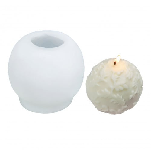 قالب سيليكون شمع كرة الثلج