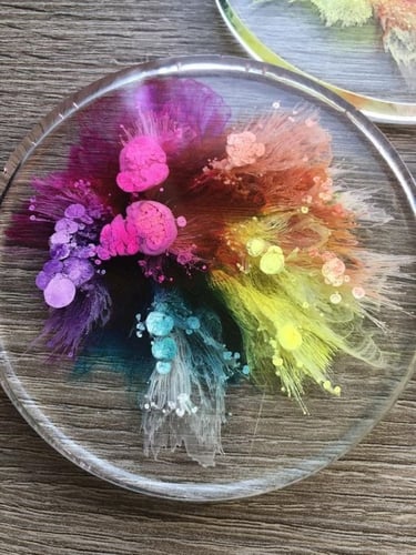 جرافيتي ريزن حبر كحولي لون أبيض 100غ