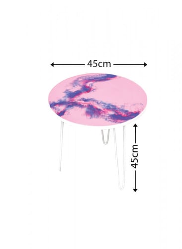 طاولة فنية خشبية مع 3 أرجل