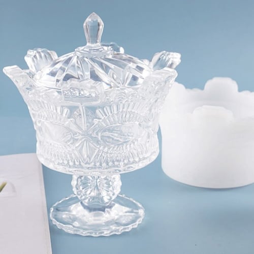 قالب سيليكون مبخرة الكريستالي صندوق سكريات