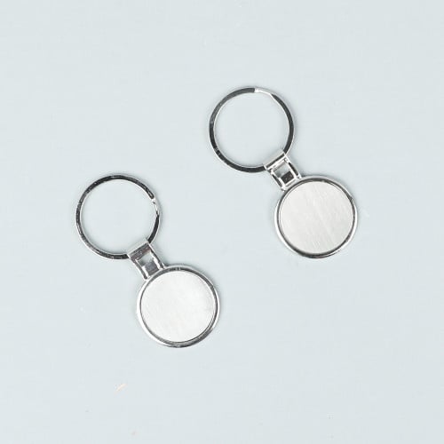 ميدالية ستانلس دائرية ( 2 حبة )