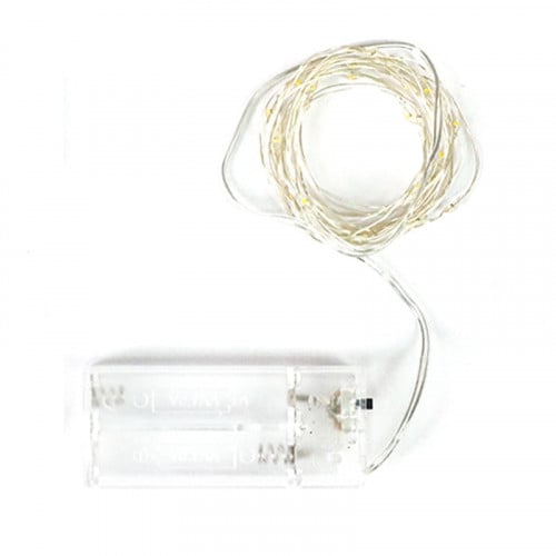 شريط إضاءة LED مع 30 لمبة, 3 متر لون أبيض