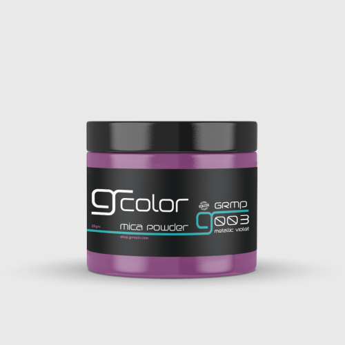بودرة مايكا معدنية لون بنفسجي جرافيتي ريزن