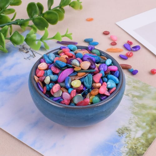 حجر كريستال الوان كاندي مقاس 4-6 ملم وزن 100 غ