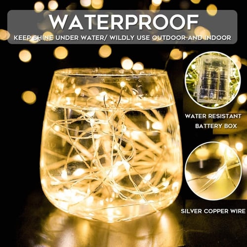 شريط إضاءة LED مع 30 لمبة, 3 متر لون أبيض