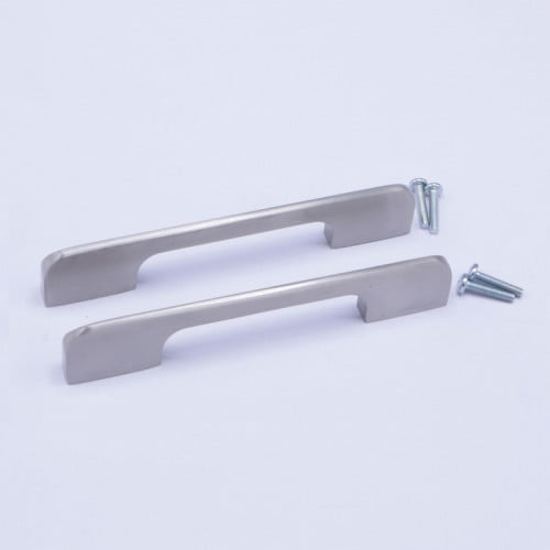 مسكة صينية شكل حرف يو لون فضي مقاس 14.5*2.5