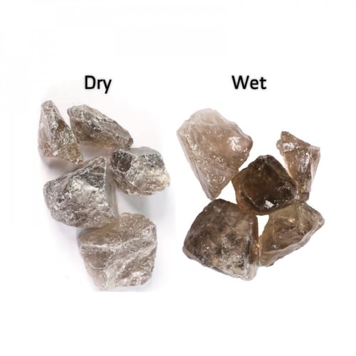 حجر كريستال عسلي مقاس 2-3 سم وزن 100 غ