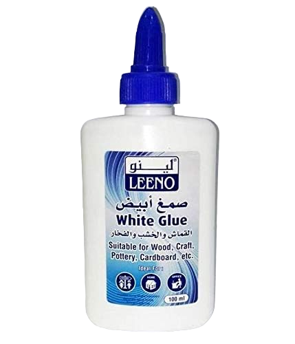غراء خشب ابيض 100ملي لينو من الصمغ الأبيض للقماش و...
