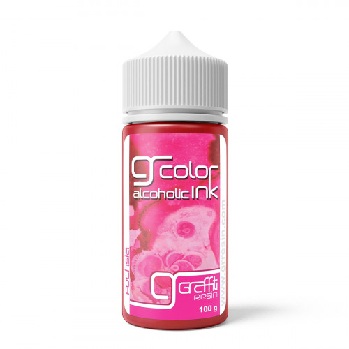 جرافيتي ريزن حبر كحولي لون فوشيا 100غ