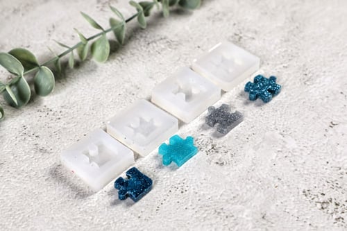 قوالب سيليكون قطع بزل