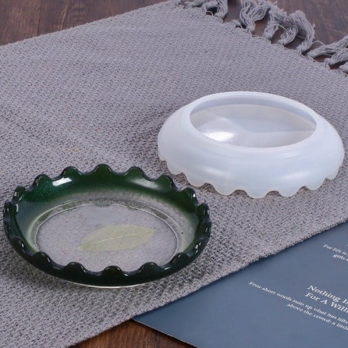 قالب سيليكون صحن دائري منفضة