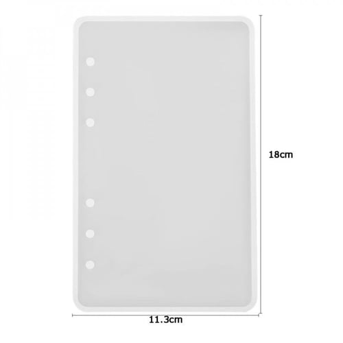 قوالب سيليكون غلاف دفتر 3 قطعة مع 18حلقة