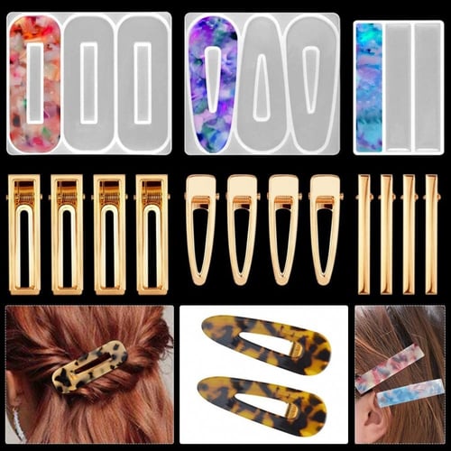 قالب سيليكون مشبك شعر