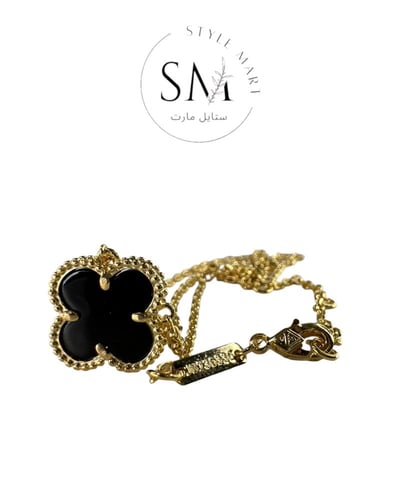 سلسال فاين كليف فينتاج ألامبرا الاسود Van Cleef