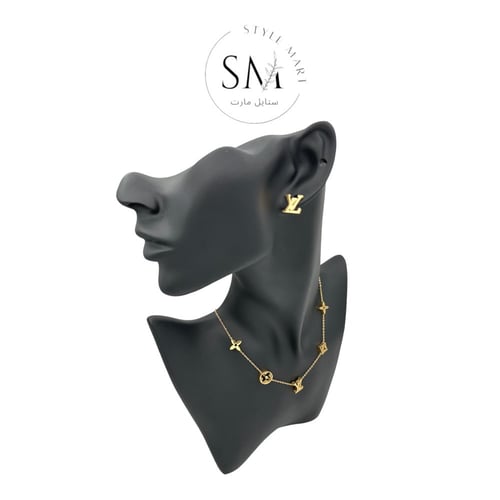 سلسال وحلق لويس فيتون LOUIS VUITTON (7)