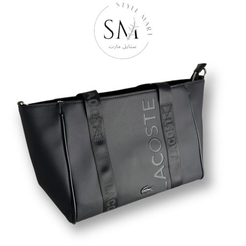 لاكوست حقيبة اللون الاسود ( 1 )