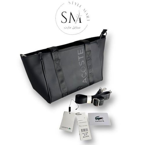 لاكوست حقيبة اللون الاسود ( 1 )