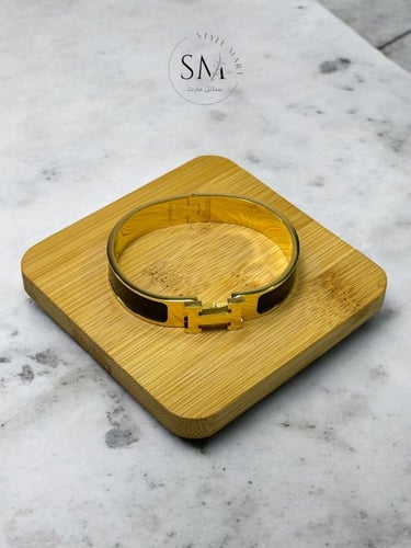 سوارة هيرميس ذهبي HERMES