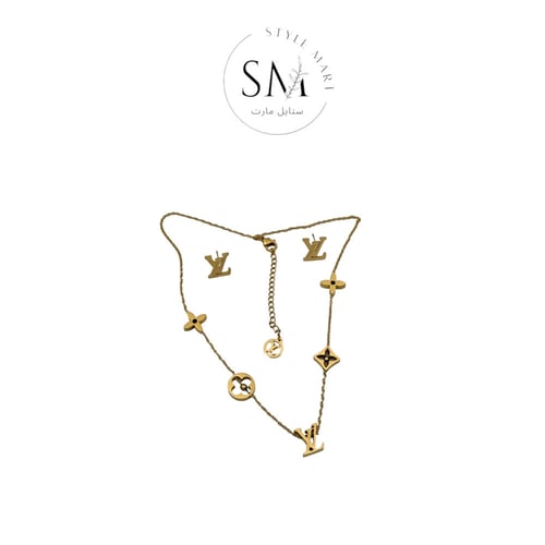 سلسال وحلق لويس فيتون LOUIS VUITTON (7)