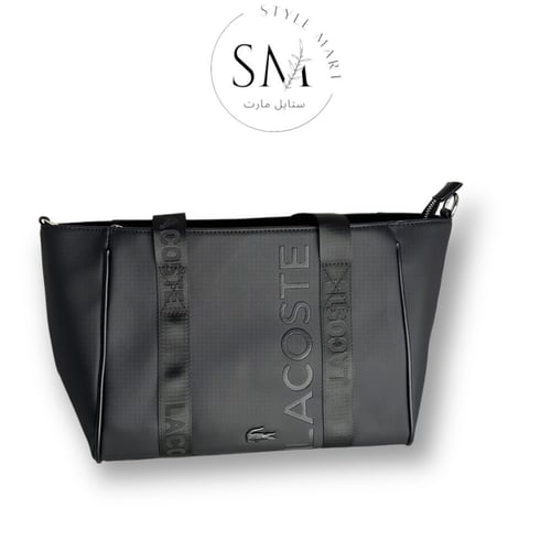 لاكوست حقيبة اللون الاسود ( 1 )