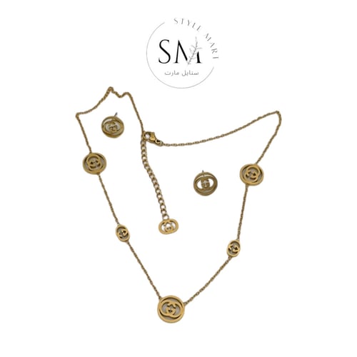 سلسال وحلق من قوتشي 1 Gucci