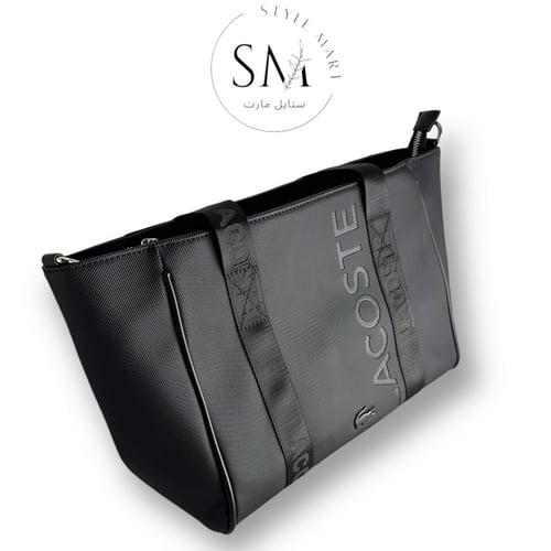 لاكوست حقيبة اللون الاسود ( 1 )