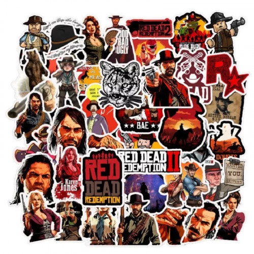 ستكرات Red Dead Redemption - 50 ستكر