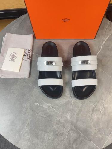 صندل هيرمز جاكسون رجالي فضي