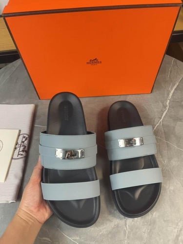 صندل هيرمز جاكسون رجالي رصاصي