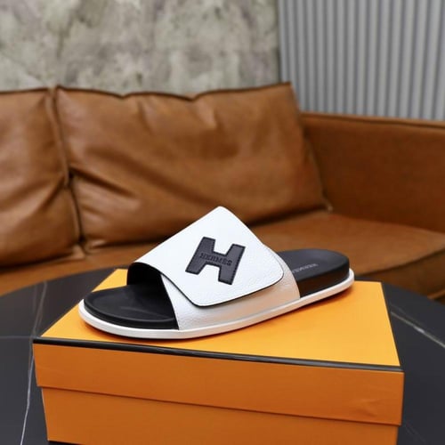 صندل هيرمز رجالي ابيض