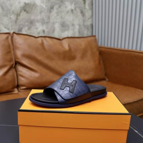 صندل هيرمز رجالي ازرق