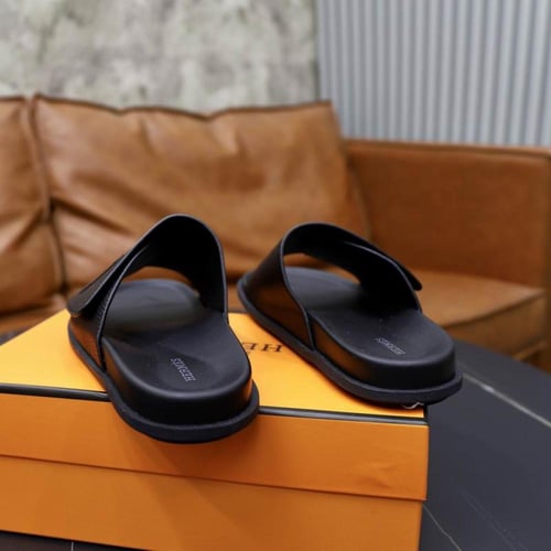 صندل هيرمز رجالي اسود