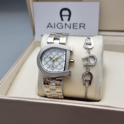 ساعة واسوارة أقنر نسائي