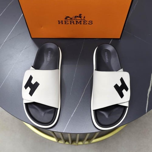 صندل هيرمز رجالي ابيض