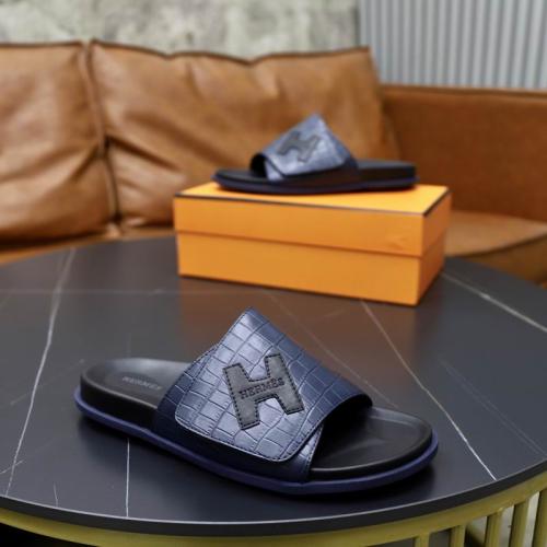 صندل هيرمز رجالي ازرق