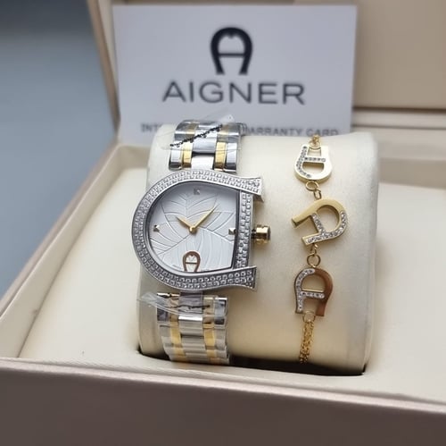 ساعة واسوارة أقنر نسائي