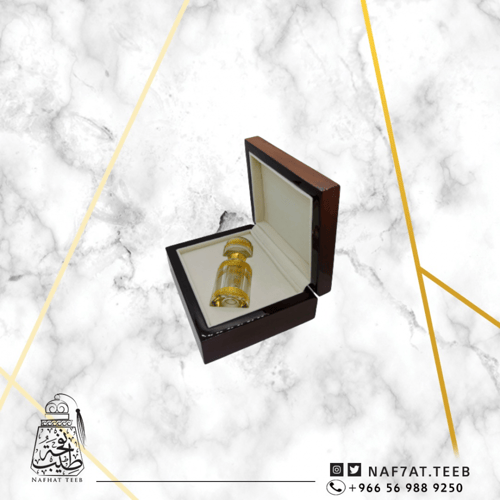 ربع تولة كريستال دهن عود مع علبة إهداء خشبية فاخرة...