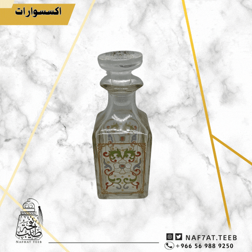 زجاجة مزخرفة للمسك أو دهن العود- 150ملي