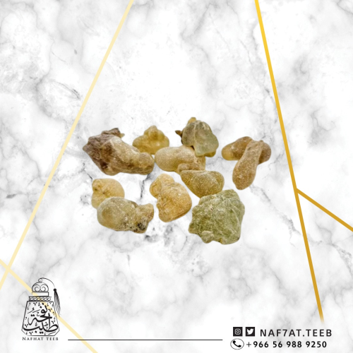 ربع كيلو لبان عماني حوجري ذكر كندر أخضر فاخر فصوص...